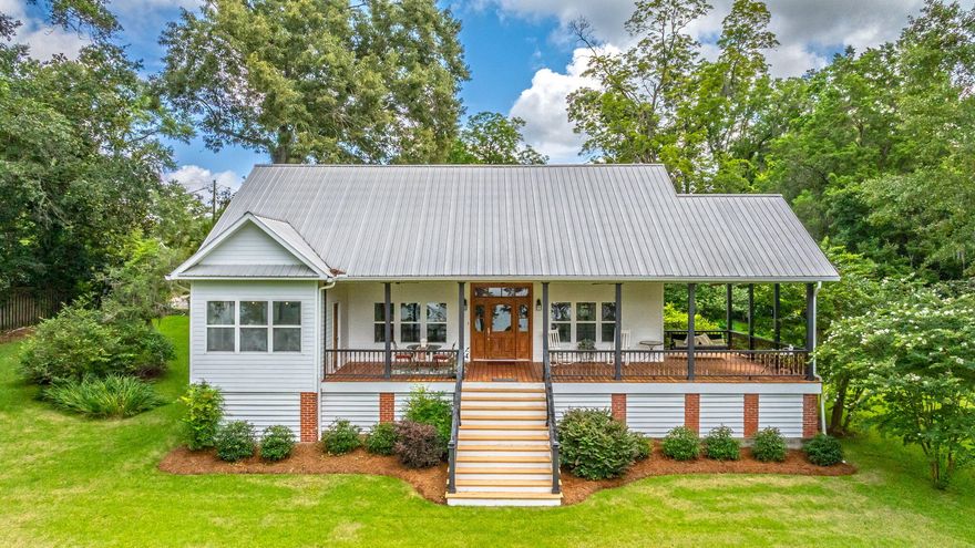 Lake Jackson living at its finest in this one in a lifetime opportunity purchase!  4-bed, 2-bath home in Florala, AL offering entertaining space galore all while enjoying the water views. The homes standout features include the large front porch, recently renovated in 21 that offers a perfect spot to enjoy your morning coffee. Inside, you'll find four roomy bedrooms filled with tons natural light through oversized windows. Home offers everything you are looking for to include a large living, kitchen, and dining room, and huge laundry room. Property includes a deep irrigation well and a brand-new HVAC installed in 24. For added security during severe weather, there's an impressive storm cellar located beneath the house than can also be used for storage. MUST SEE