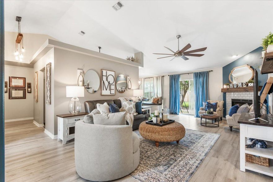 Come visit this beautiful 3 bedroom 2 bathroom home located in sunny Gulf Breeze, FL.  This 1667 sq.ft. home has been beautifully renovated and is sure to wow you with its features.  Roof was replaced in 2019, HVAC in 2014.    Living room features LVP flooring, which flows through the halls and bedrooms of the home, cathedral ceilings, and a gorgeous wood burning fireplace.  Formal dining room and breakfast nook offer  versatility in dining and entertaining.  Kitchen has been updated with concrete countertops, stainless steel appliances, and tile backsplash, and beautiful tile flooring which is also found in the home's bathrooms and mudroom.....