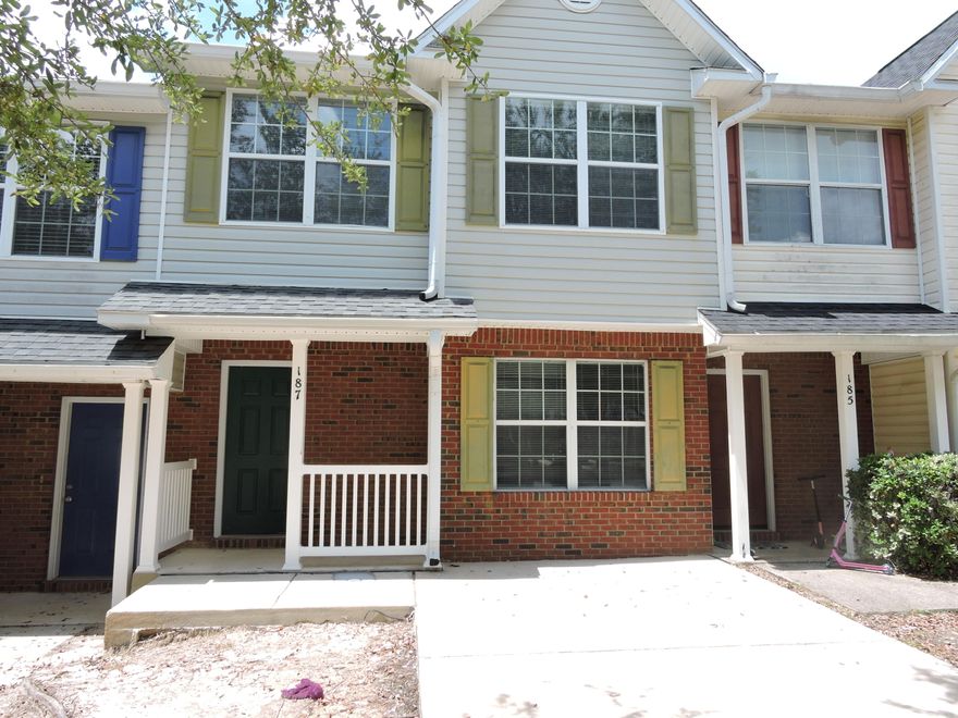 Available Now! Great location South of Hwy 90 -- Nice townhouse just painted and new vinyl plank flooring downstairs and new carpet upstairs.. Lawn maintenance is included in rent. The kitchen is open to the living room and overlooks the back patio. Bonus office/den/playroom downstairs versus a garage. This unit has a LARGE backyard & overlooks the ''Nature area'' for additional privacy & enjoyment. Upstairs you will find 2 nice sized guest rooms, full guest bath, large master bedroom suite with walk-in closet and master bath (1/2 bath Powder room downstairs too!). The washer & dryer is upstairs for ease & convenience, no more taking your laundry up & down! Centrally located near Lowes, Walmart, Eglin Air Force Base, Hospital, & many restaurants. Located just down the street