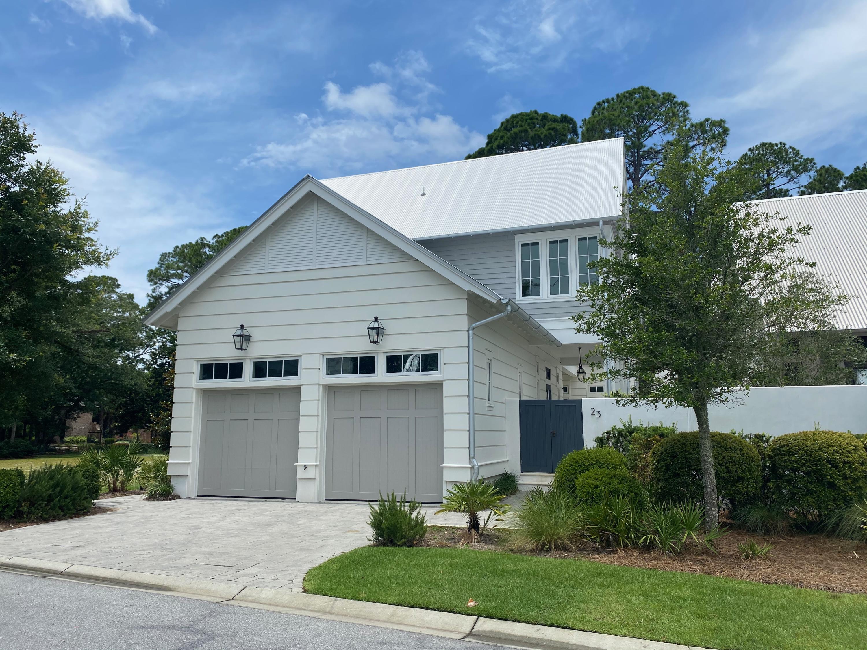 New to market in Churchill Oaks, south Walton's premier boating and waterfront community. This custom home designed by Geoff Chick, and constructed by Coastal Custom Builders features 4 large bedrooms with en-suite bathrooms, plus one 1/2 bath. Custom features and finishes include Thermador kitchen appliances, steam room, fumed white oak flooring, and much more. Spacious outdoor living is the focal point of the first level with an open kitchen to dining to living area floor plan and junior master suite. The second floor features the primary master suite, steam room, beverage center, screened porch and two guest suites. A must see home for luxury home buyers, call or text today for more information or a private tour.