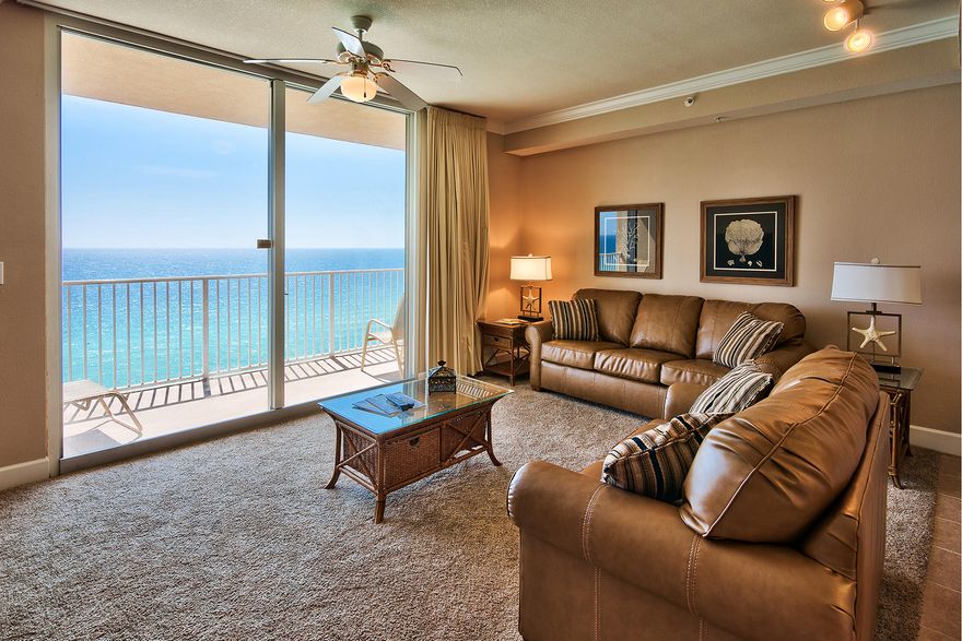 Don't miss out on Tidewater 1303! This is the largest 1 bedroom floor plan at Tidewater. This unit on the 13th floor features a spacious bedroom and two full bathrooms. The condo has bunk beds built in to the hallway and a nice size kitchen with granite countertops overlooking the Gulf of Mexico. Tidewater 1303 is being sold fully furnished and rental ready just in time for peak season 2015. Tidewater is hands down one of the best buildings on the beach featuring amenities that the whole family can enjoy! The 30 story development boasts a gulf front fitness facility, 4 hot tubs, 2 outdoor pools, 1 indoor heated pool, 2 game rooms, his & her saunas & steam rooms, a restaurant, a poolside Tiki bar, a convenience store, a huge movie theater, covered parking, a conference room.