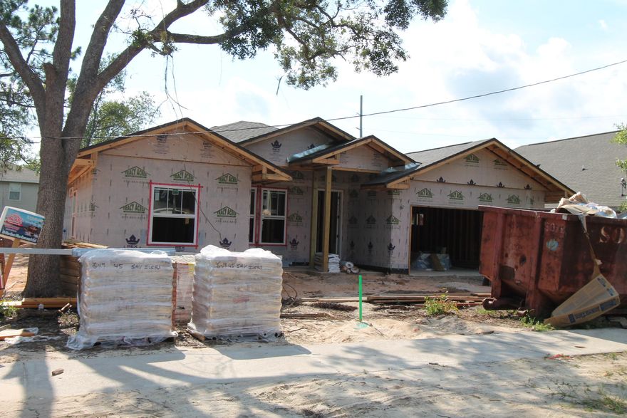 Entered for comps. only. Sold VERY early in construction phase. Awesome floor plan offered by 2017, Parade of Homes, winning builder! This 4/3 custom brick home has super curb appeal, and is being constructed on large lot. There are 10 Ft. Ceilings w/ impressive crown molding, will have tile flooring throughout the main living and wet areas, and 5 1/4'' baseboard throughout. As you enter the home, through the covered front porch, the formal dining room is on your right. As you continue down the hallway, you will then enter the chef's delight kitchen which will boast custom maple cabinetry, granite countertops, 2 large pantry's, and stainless appliances (including an oversized commercial grade frig./freezer).