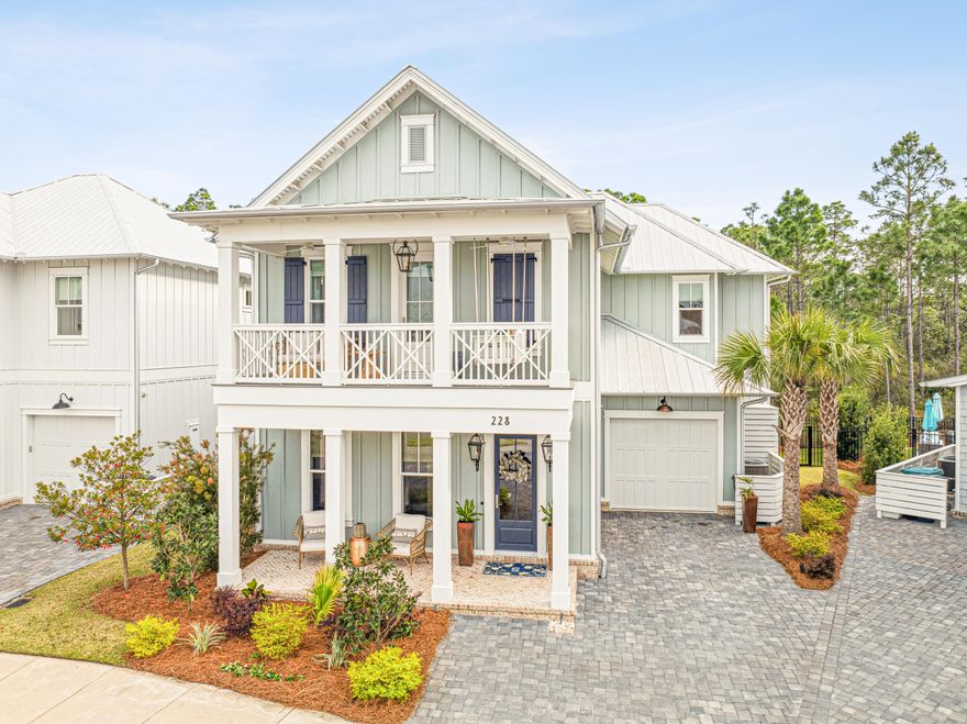 First and only owners left no stone unturned in the custom design and curation of this luxury coastal retreat, a definitive can't miss for prospective primary and secondary homeowners. The home speaks for itself upon entry but notable perks include 3 stunning outdoor living spaces including an oversized patio perfect for entertaining, dual upstairs-downstairs bars complete with beverage refrigerators, a private outdoor shower, a home-wide built in speaker system, and a bevy of other luxury forward lifestyle additions. Home is listed fully furnished (Restoration Hardware, Serena & Lily, Pottery Barn, etc.) and is located in the gated community of Cottage Grove, a straight one mile drive to the beach and everything 30A has to offer.