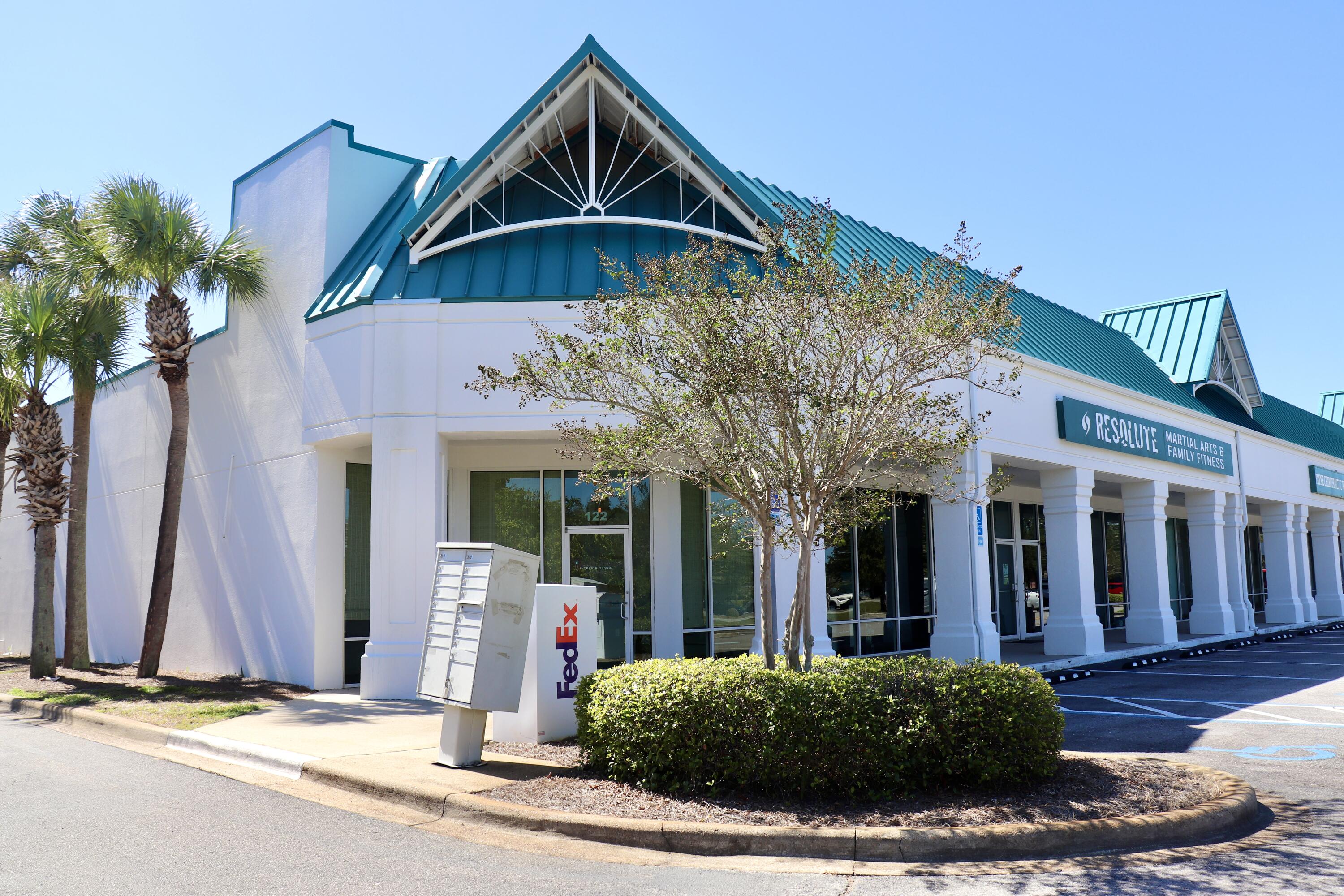 Modern and versatile 2,425 SF office and warehouse space on a high-traffic corner offering prime visibility and easy access for clients and deliveries. Features a fully updated interior with LVP flooring, three large private offices, spacious reception/work area, and two bathrooms. A fourth office space can be easily finished out for additional use. The attached warehouse/shop provides excellent storage or shipping capability and can be converted into extra office or showroom space. With ample parking, 18-wheeler access, and superior corner exposure, this property is a rare opportunity in a desirable business corridor near Destin.