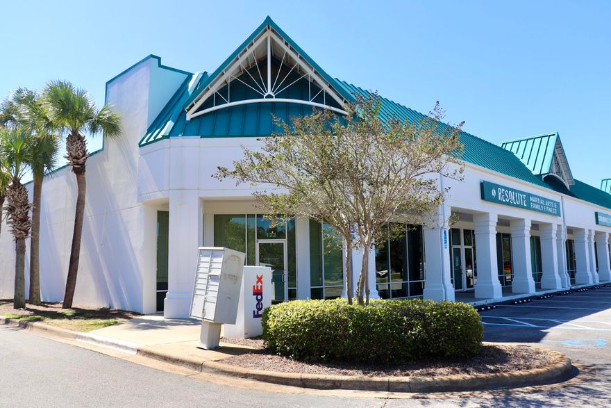 Modern and versatile 2,425 SF office and warehouse space on a high-traffic corner offering prime visibility and easy access for clients and deliveries. Features a fully updated interior with LVP flooring, three large private offices, spacious reception/work area, and two bathrooms. A fourth office space can be easily finished out for additional use. The attached warehouse/shop provides excellent storage or shipping capability and can be converted into extra office or showroom space. With ample parking, 18-wheeler access, and superior corner exposure, this property is a rare opportunity in a desirable business corridor near Destin.