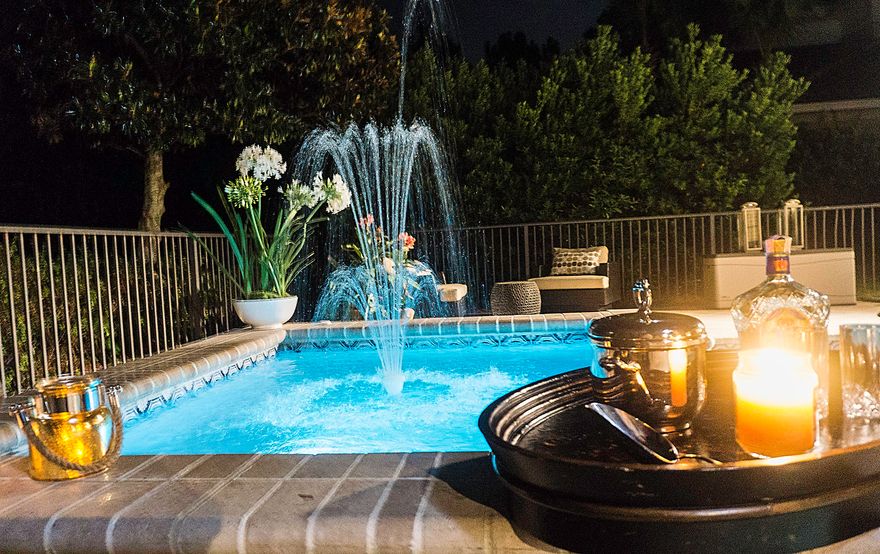 Located in the prestigious gated neighborhood of Burnt Pine in the Sandestin Resort. This beautiful Mediterranean four bedroom/five bath home sits on the 2nd hole of the Burnt Pine golf course. Walk to the Burnt Pine Club and driving range. Weekly landscaping and yard maintenance included in association dues.Beautiful views of the pool and golf course are throughout the house. Master bedroom is on the first floor and the master bath has separate his/her vanities and a separate shower and garden tub.