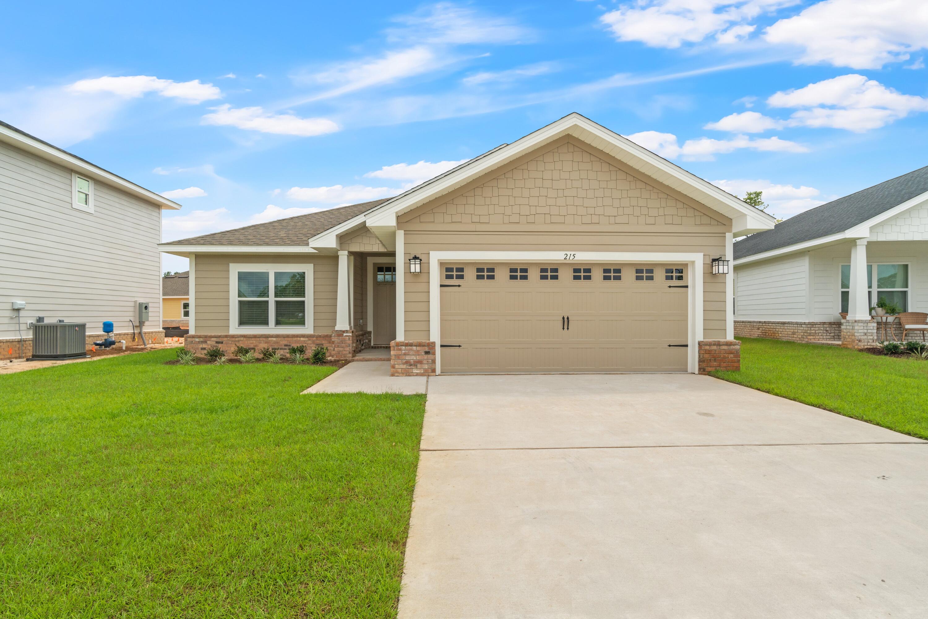 215 Speckled Trout Lane is a 3bd, 2ba home in Freeport's newest community Riverwalk! 9' ceilings throughout bedrooms and bathrooms. Vaulted ceiling in kitchen/living room with natural light make for a great space for your family and guests. Stainless appliances (refrigerator will be included), granite countertops, LVP throughout and window treatments included. The Riverwalk community has a community dock to Lagrange Bayou and a community pool and fitness center!