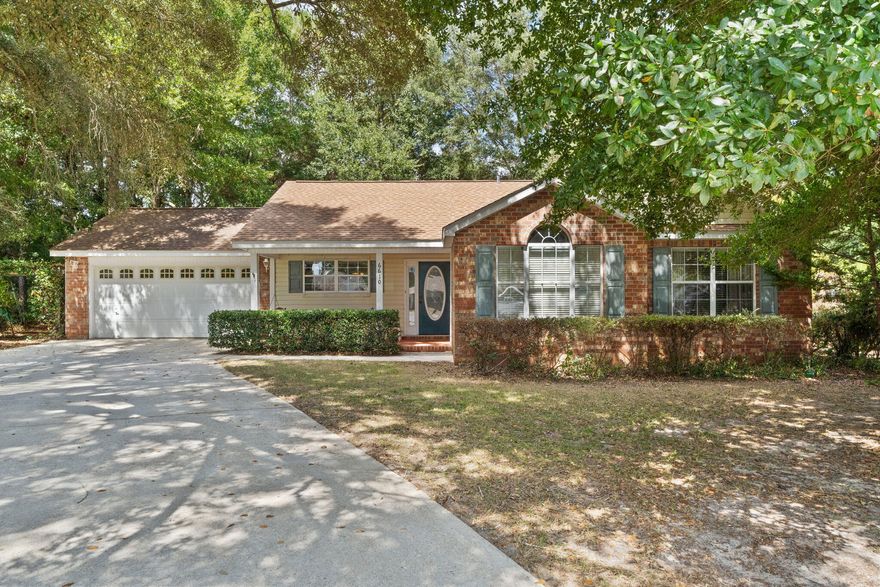 Welcome to this cared for single owner home nestled in a quiet Cul De Sac on an expansive 1/3 acre lot.  Upon entry you'll immediately notice the cathedral ceilings which flows through the kitchen and living areas.  The home features two bed rooms and two full bathrooms.  There is an additional room that can be utilized as a third large bedroom or 2nd living area.  Making your way outside to the backyard you have a large patio along with a decked area which makes for a great place to enjoy the scenery and entertaining.  This home is located in an extremely convenient area with easy access to I-10 and the thriving area of Historic Downtown Milton and Blackwater River Boardwalk and boat launch.