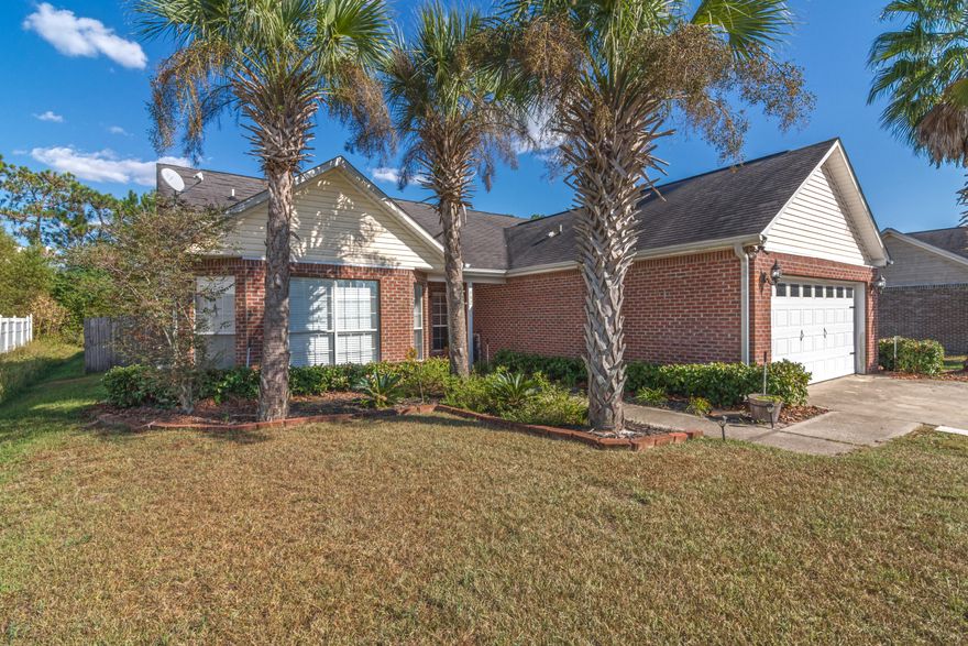 This beautiful home is conveniently located to everything that Freeport has to offer and just a short drive to the Emerald Coast! Three bedroom, two bathroom, two-car garage, one story home where all of the work has already been done- just move on in! The spacious living room welcomes you in with its vaulted ceiling, fireplace and 55'' 4K Tv (included). Two bedrooms and additional bathroom are on one side while the dining room, kitchen, butler's pantry and master bedroom suite is on the other side. The over-sized master bedroom includes vaulted ceilings, bay windows. master bathroom and walk-in closet! The kitchen features silestone counter tops and all appliances stay including front loading washer and dryer. New HVAC system was installed in 2018 and the back yard privacy fence in 2016!