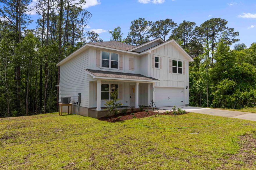 Located conveniently off HWY 20 and 331, driving distance to Niceville, Destin, and the world-famous white sandy beaches of 30A in South Walton County. Limited opportunities to own new construction in the existing community 'The Canopies'.  The 'Hayden' plan features a spacious back porch, Hardie siding, 8' ceilings, vinyl flooring and carpet, Ivory shaker style cabinetry in the kitchen and bathrooms, laminate countertops and plenty of bright light. This energy efficient home offers 'Home is Connected' Smart Home package, DEAKO switches, 1-year builder warranty and 10-year structural warranty. Pictures, photographs, floor plans, elevations, features, colors and sizes are approximate for illustration purposes only and will vary from the homes as built. Home and community information including pricing, included features, terms, availability and amenities are subject to change and prior sale at any time without notice or obligation.