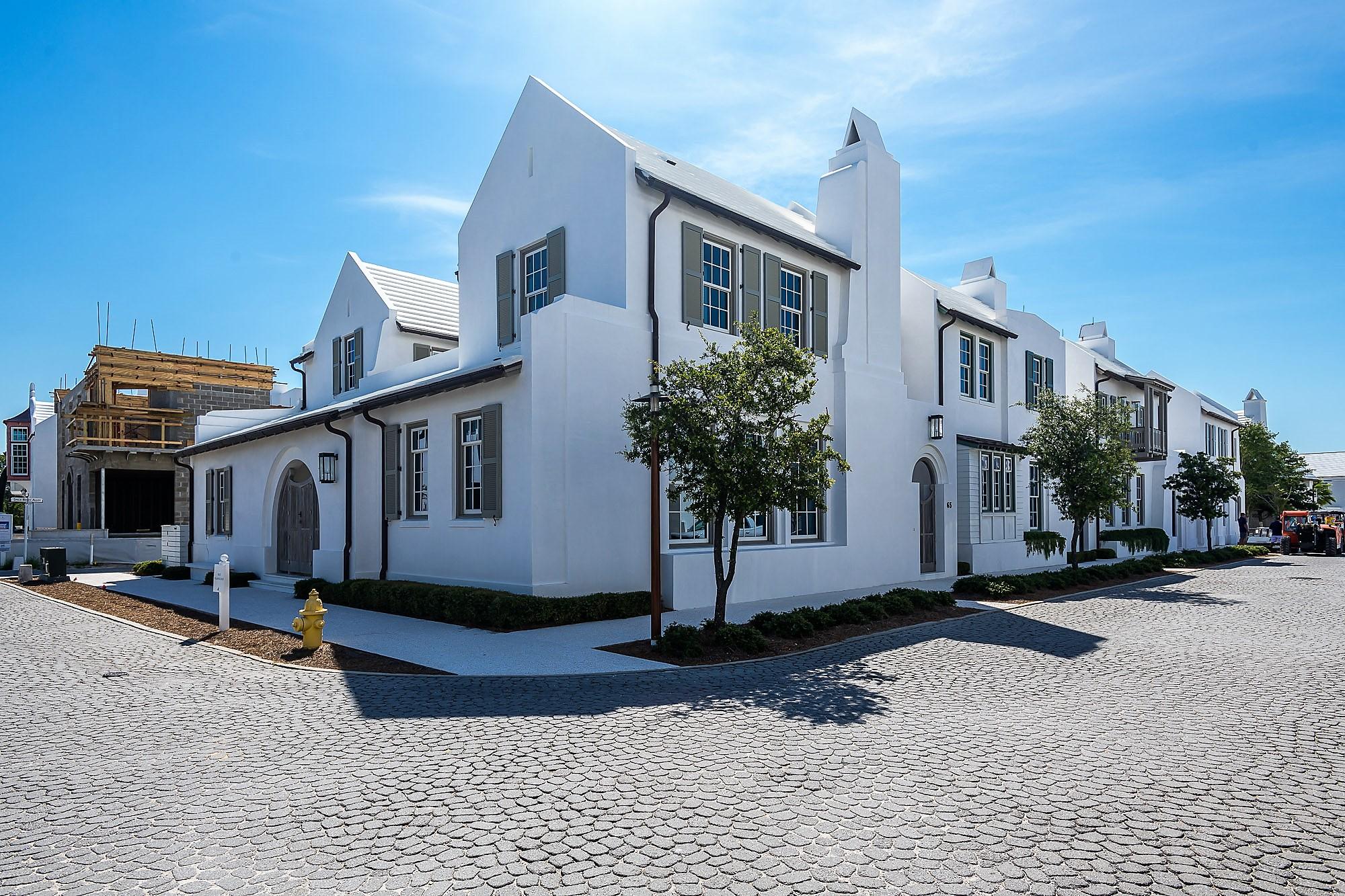 Eric Watson P.A. Architecture delivers Alys Beach lifestyle at its finest in this 3,013 square foot design. Ideally located on a corner homesite reveals the one of a kind architecture showcasing the beautiful elevations of the home. This custom home personifies the Bermudan, Antiguan, and Guatemalan design influence Alys Beach has captured.This stunning home is strategically nestled steps away from the emerging Town Center, Caliza Pool & Restaurant, and the 15,000 square foot Zuma Fitness Center which recently opened. Placement of this stunning home is kept within the heart of Alys Beach. Entertaining & livability is not questioned with this property. The private owners Beach Club is now under construction scheduled to open early Fall 2020.The home allows for full-time residency