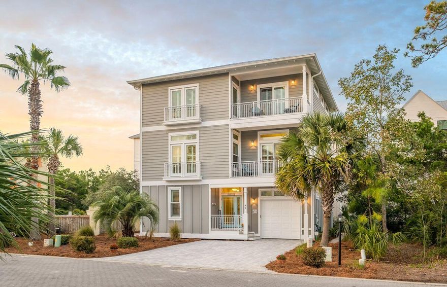 Make your own memories at the beach in this never-listed, never-rented beach home in Cottages at Seagrove. The current owners purchased the lot and oversaw the build of their dream beach home, a retreat for family summers and holiday celebrations. A five-bed, three-and-a-half-bath home that lives like new construction, it has been well maintained and cared for over the years and is being sold furnished with a few exclusions. Highlights of this home are its oversized one-car garage, lot that backs up to the community pool, HOA dues of less than $1,000 per year and excellent rental potential of gross annual rental projections exceeding $85,000+.