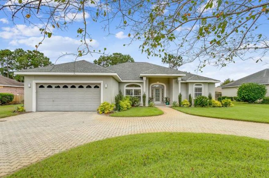 Baywinds Golf Estates - Beautifully remodeled one-story home located within the popular Golf Course & Gated ''Emerald Bay'' Community. This 3 Bedroom 2 Baths home offers major updates and upgrades. Please see the List of Home Features. To mention a few - Roof, Impact Resistant Doors and Windows, Gutters with Leaf filter, AC/Ductwork, Solar Panels, Baths and showers completely remodeled and more.. Beautiful foyer opens up to the living room with tray ceiling and formal dining with large windows. Floor to ceiling glass doors lead to the private and relaxing Screened-in outdoor living area with large fenced backyard offering plenty of space for your dream pool & spa. The large Kitchen offers built in wine rack & Stainless appliances, breakfast nook and plenty of natural light. Master Bedroom with plenty of space to  set up your reading or workout spot and sliding glass doors to the outdoor living area. The Master Bathroom offers beautifully remodeled vanities and walk in shower with stylish tile design and large walk-in closet. Two Guest Bedrooms are offering privacy and comfort with remodeled Jack & Jill bathroom and shower. The home is in perfect condition and offers a true and relaxing Florida style living. Enjoy your community amenities, spend the day golfing or take your favorite book and head out to the white sand beaches. Plenty of shopping, dining and entertaining located a short drive away. Call to schedule your Private Tour Today. Please verify all details.