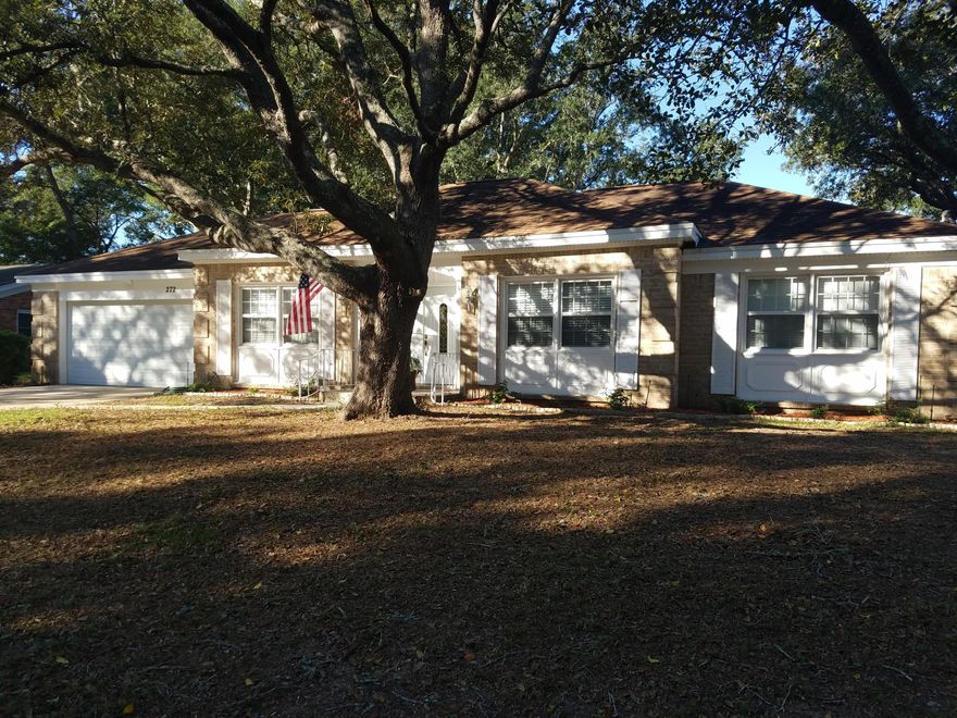 Classic well built older home in central Ft Walton Beach. Stately Oaks shade this lovely home. Formal living room, dining room plus an eat in kitchen, and a den. Master suite has a walk in closet. Large fenced yard. Oversized two car garage. Neighborhood park. Pet friendly. No Smoking. Currently occupied, call for an appointment.