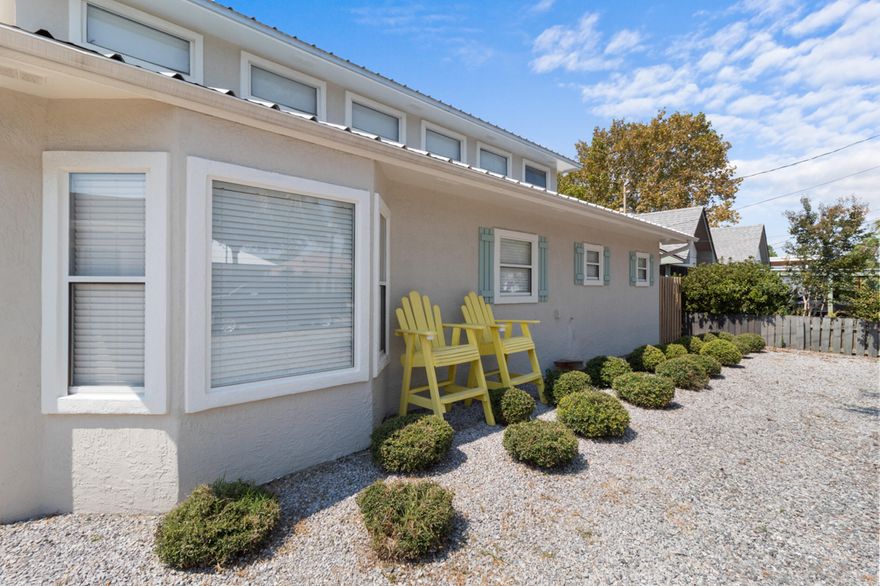 This spacious coastal retreat on the West End of Panama City Beach offers the perfect blend of comfort, style, and convenience. Just a short walk or golf cart ride to the beach, this two-story home designed for easy beachside living.Inside you will discover new floors and a stylish kitchen featuring stainless steel appliances and granite countertops. The interior is beautifully designed with calming neutral tones that create a bright, welcoming feel throughout.  Out back, a private pool invites you to unwind or entertain friends after a day at the beach. This home's meticulous upkeep make this property truly move-in ready. A durable metal roof, installed in 2019, ensures lasting peace of mind. Call your agent now to schedule your appo