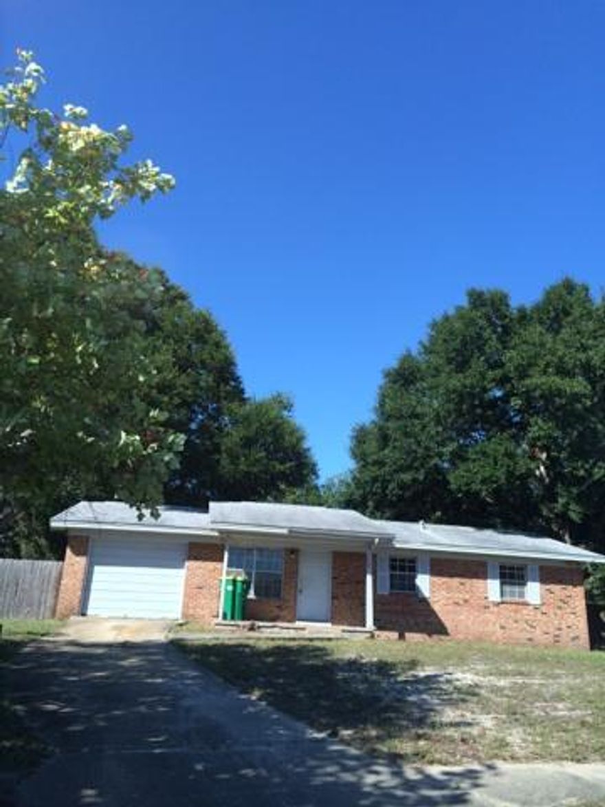 Close to the mall, schools, beaches and Bases! Drive by home and call for apt to see inside. Rent reflects discount when paid by the first of each month. No pets, No smoking. Clean credit and good rental and employment history. Nonrefund upon vacating for carpets and pest control. THERE IS NO GARAGE... the door is there but converted into a den type room.