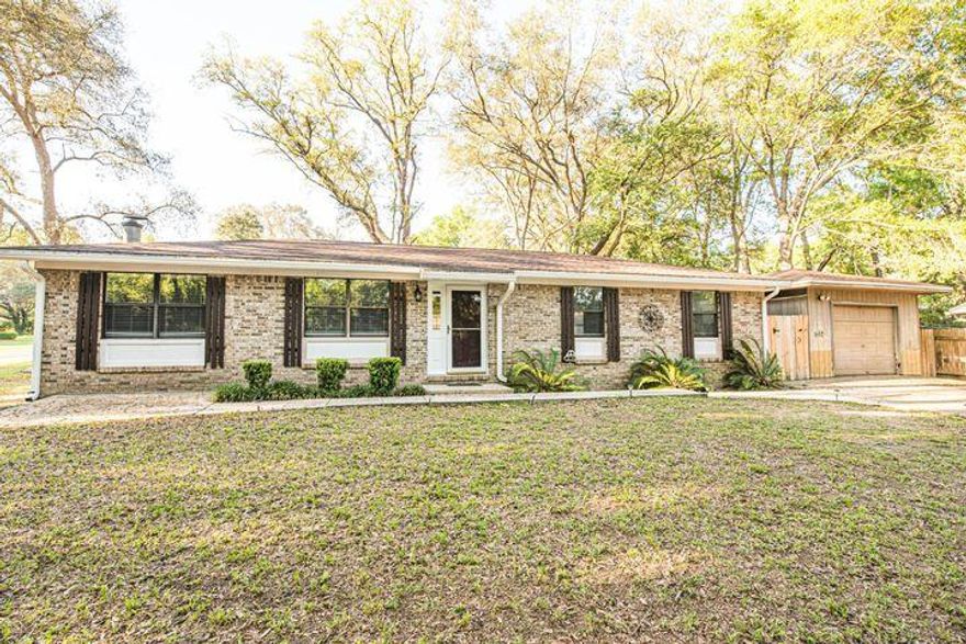 Move In Ready!!!  Great 3 Bedroom 2 Bath corner lot home on a secluded street has ceramic tile in the wet areas and hallway, along with wide plank flooring in the bedrooms.  A detached single car garage and plenty of parking offers ease and convenience for those with multiple vehicles.  Neutral paint, updated flooring, stainless appliances, newer roof and HVAC.  Washer and Dryer convey as is.   Small Pets are subject to owner approval and non refundable pet fee. No Smoking or Vaping allowed in the home.