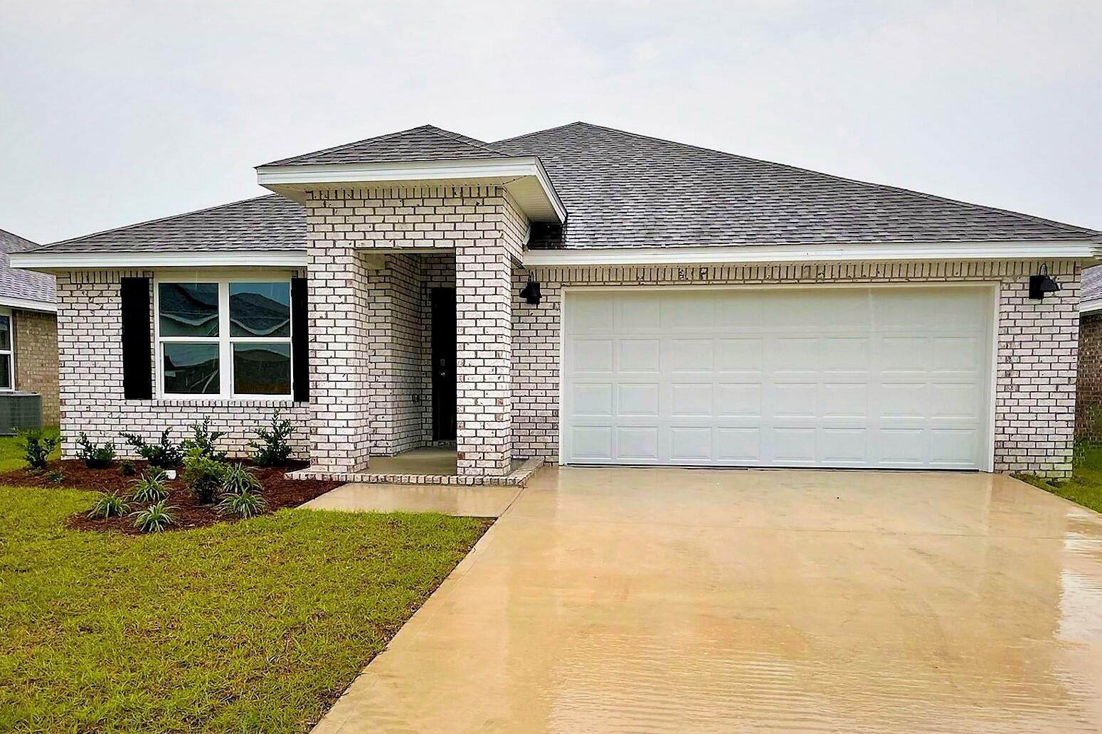 UNDER CONSTRUCTION NOW!  The Cali is one of our most popular  designs featuring 4 bedrooms, 2 baths, covered back patio & 2 car garage.  Kitchen features a nice island bar, stainless appliances, smooth top range, built in microwave, quiet dishwasher & awesome open design perfect for entertaining. Beautiful wood look flooring throughout with plush carpet in the bedrooms and the Smart Home Connect System is also included with your video camera doorbell/keyless entry & more. Bedroom 1 & the adjoining bath features a walk in closet, double vanity sinks and large 5' shower. All Brick stylish craftsman home  located in a desirable South Crestview location. NEW PATRIOT RIDGE community with sidewalks, underground utilities and even a nice community POOL for your enjoyment.