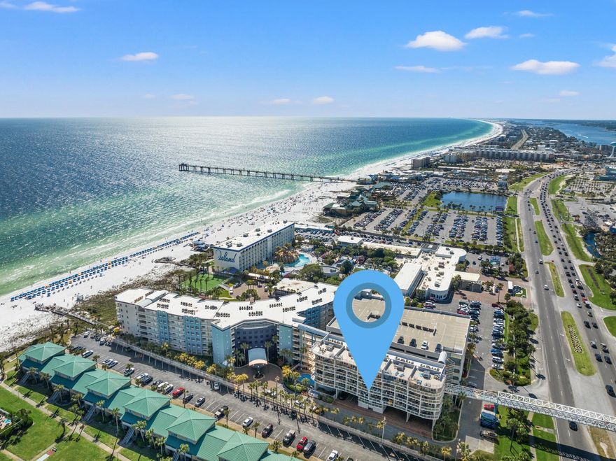 Seller offering $5,000 Buyer credit. Fully furnished and rental ready at Destin West!  Queen bed plus queen sleeper sofa, a well appointed kitchenette, Jacuzzi brand soaking bathtub with separate step-in shower, and a large private balcony with gulf and bay views are just the beginning! Enjoy the deeded beach or splash in one of the seasonally heated pools on property. Float along the 700' bay-front Lazy River, fish off the private dock, or get your workout in at the expansive and well-appointed fitness center. Plus you're just a few steps from restaurants and shopping at The Boardwalk!Destin West Beach and Bay Resort is primely positioned between Destin and Fort Walton Beach where you are just minutes from all that both areas have to offer.