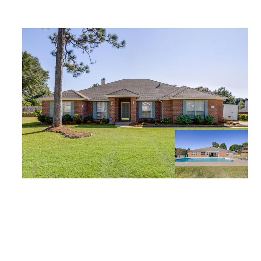 This well-maintained home offers both comfort and functionality in a sought-after neighborhood. Inside, you'll find a dining room, a spacious family room, laundry room, and a large kitchen with ample storage--perfect for cooking and entertaining.Step outside to a beautifully landscaped yard featuring a sparkling pool and a covered outdoor area, ideal for relaxing or hosting gatherings year-round. Recent updates and features include a whole-house generator for added peace of mind, a new pool liner (2022), pool pump (2020), new AC system (2020), replaced septic lines (2020), and a new hot water heater (2024). Large TV in Living room conveys with sale.