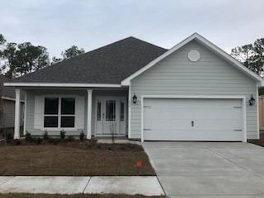 Welcome to Stonegate! South Waltons new community in the very heart Santa Rosa Beach two minutes from Sacred Heart Hospital, Grande Blvd. and the beautiful beaches of the Emerald Coast. Elementary, Middle and High School are all within a five mile radius from Stonegate as well! Be the first homeowner of this new construction home with peace of mind builder warranties and latest energy efficiency! This beautiful home features wide open living and dining spaces with formal dining or office space in front of home. Great size bedrooms all with large walk-in closets. Great ranch concept showcases a two car garage, front and back covered porches with views of state forest off the covered patio! Don't miss this fantastic opportunity to own brand new in South Walton!