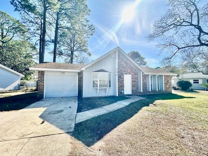 AVAILABLE: 2/11/26. CUTE & CONVENIENT! LOCATED BETWEEN EGLIN AFB & HURLBURT FIELD. REMODELED SINGLE STORY HOME... QUIET CLOSE KITCHEN CABINETS, BEAUTIFUL COUNTERTOPS, NICE SIZE PANTRY, ALL APPLIANCES IN PLACE PLUS A GARBAGE DISPOSAL. NEUTRAL COLORS & LVP FLOORING THROUGHOUT, NO CARPET! ONE CAR GARAGE & YARD BUILDING FOR THAT EXTRA STUFF. PETS ALLOWED W/ OWNER APPROVAL & NON-REFUNDABLE PET FEE DEPENDING ON TYPE/SIZE/QUANTITY OF PETS. WELCOME HOME!