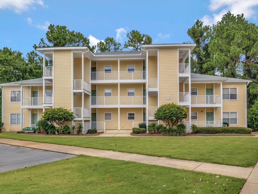 Come see this ground floor unit! Lush private view from the screened in balcony with storage. This 2 bedroom 2 bath condo has a lot to offer! Prime location, walking distance to the shops at Grand Blvd and just 3 minutes to Sacred Heart Hospital. Enjoy the nearby beaches and Topsl State Park. Take advantage of the many golf courses in the area, Plenty of restaurants to chose from. The community offer a swimming pool and exercise room.