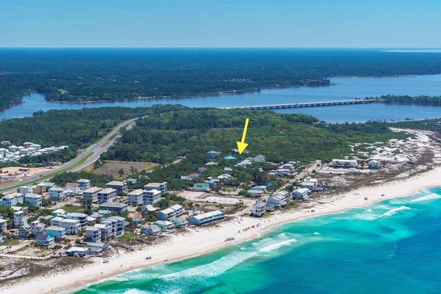 Imagine living just yards from the Gulf of Mexico in the quintessential Florida neighborhood of Inlet Beach.  A treed lot of almost .2 acres with likely divine Gulf views offers an exceptional opportunity to build a commanding new home.  Located moments to 30A and Rosemary Beach with fine dining, unique shopping, art, and cultural activities. Steps to Camp Helen State Park.  Just 29 yards to the Lupine Beach access. For those who appreciate the world of nature, water and the beach lifestyle with the knowledge that near Gulf lots are becoming more rare. Now is the time.