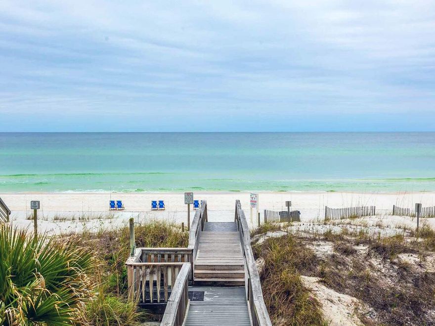 Fully furnished and rental ready. This beach front condo has direct views of the Gulf of Mexico. With only 23 units in the building your beach is NEVER crowded!!!! Located on the famous Okaloosa Island just moments away from restaurants, boardwalks, and shopping.