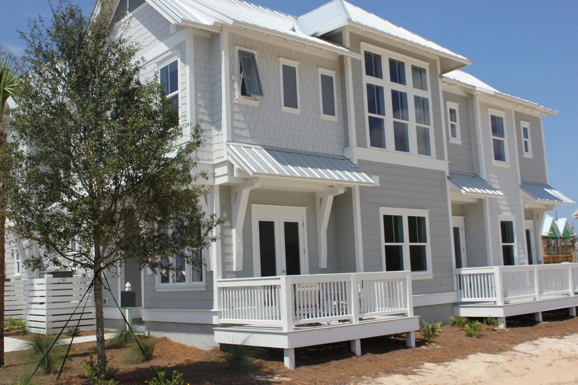 Great Location with building overlooking 30A and just steps away from the gorgeous 5,000 sq.ft. community pool! The Bahamas Triplex Townhome floor plan is uniquely designed with spacious living room, dining and Kitchen on the first floor, bedrooms upstairs and private 2 car garage. Home features include 10ft Ceilings, hardwood floors, granite countertops, and GE stainless steel appliances to name a few. The Town of Prominence is located on HWY 30A between Seagrove and Alys Beach. Only half a mile to beach access. Residents will enjoy easy access to a beautiful Town Center, Resort style pools, Fitness Center and Private Shuttle Service to the beaches of 30A. View virtual tour to check out this beautiful floor plan!