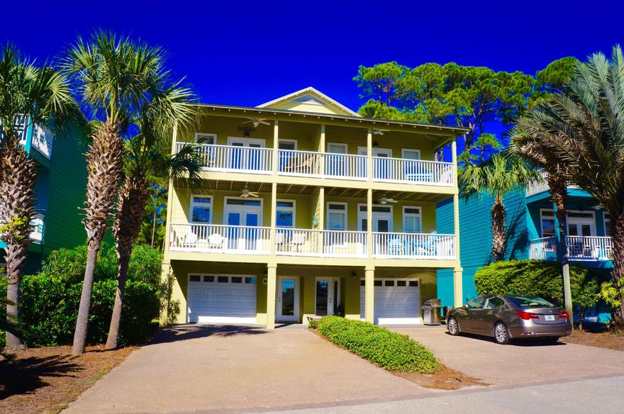 Dune Breeze villas is a beach Oasis perfectly situated on a rare coastal Dune Lake called Oyster lake. This spacious unit is sold completely furnished and has been finished out with a mother-in law suit on the first floor that can be completely closed off. On the second floor you are greeted with a large kitchen, island, custom cabinetry, crown molding, guest bedroom, and open living/dining area with views over oyster lake and the Gulf of Mexico. The master is located on the third floor and is accented with a large private 320 SQ ft covered balcony with stunning views of Oyster lake and the Gulf of Mexico. The Master Suite also includes a double vanity, jetted tub, and separate shower.This unit has great rental income potential or perfect for your main home. Dune Breeze is just a short