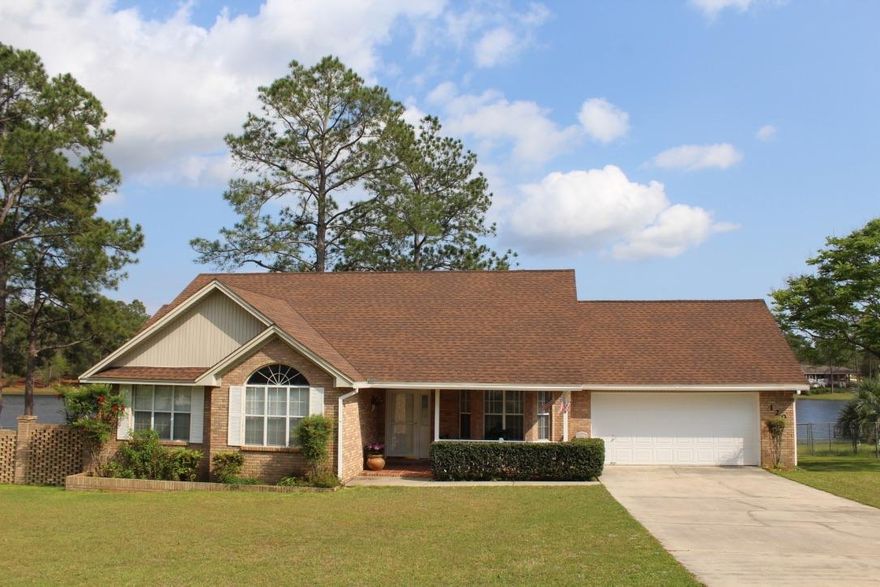 Custom Waterfront Home in Ten Lake Estates! This 3 bedroom 2 bath brick is in like new condition. The lake this homes sits on is famous for trophy size bass & record breaking bream. In 2015 seller did many upgrades including a new roof, new counter tops, and new tile flooring.You will love Ten Lake Estates. This waterfront community has a gated community feel making it safe and enjoyable to take evening walks or ride your bike around the neighborhood. Shown by appt. 24 hours notice please