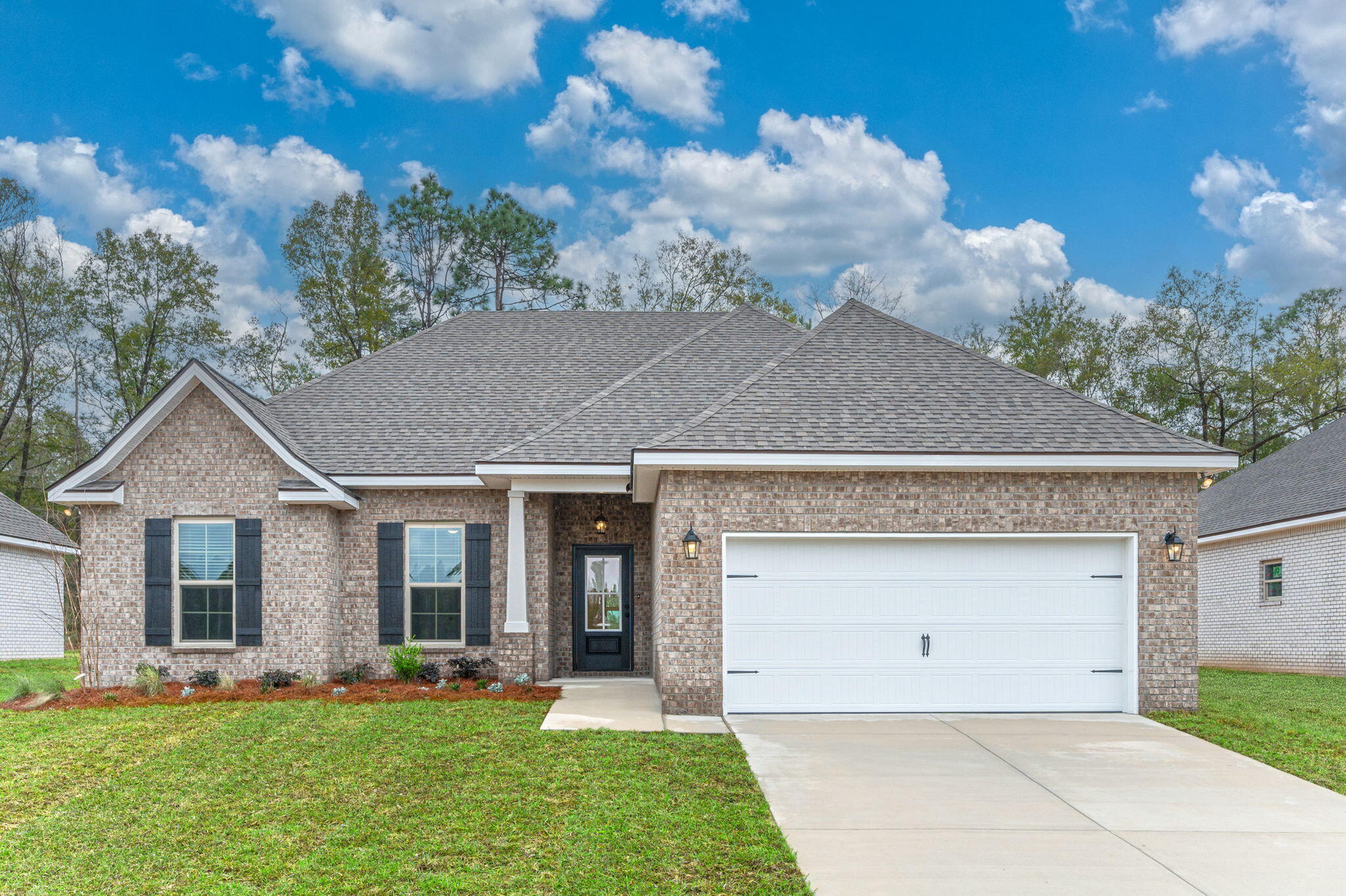 Awesome builder rate plus FREE refrigerator. Restrictions apply.The SOLACE III A in Young Oaks community offers a 3 bedroom, 2 full bathroom, open design. Upgrades added (list attached). Features: double vanity, garden tub, separate shower, and walk-in closet in master bath, double vanity in 2nd bath, kitchen island, walk-in pantry, boot bench in mudroom, covered front porch and rear patio, crown molding, ceiling fan in living and master, custom framed mirrors, smoke and carbon monoxide detectors, landscaping, architectural 30-year shingles, flood lights, and more!Energy Efficient Features: water heater, electric appliance package, vinyl low E MI windows, and more! Energy Star Partner.