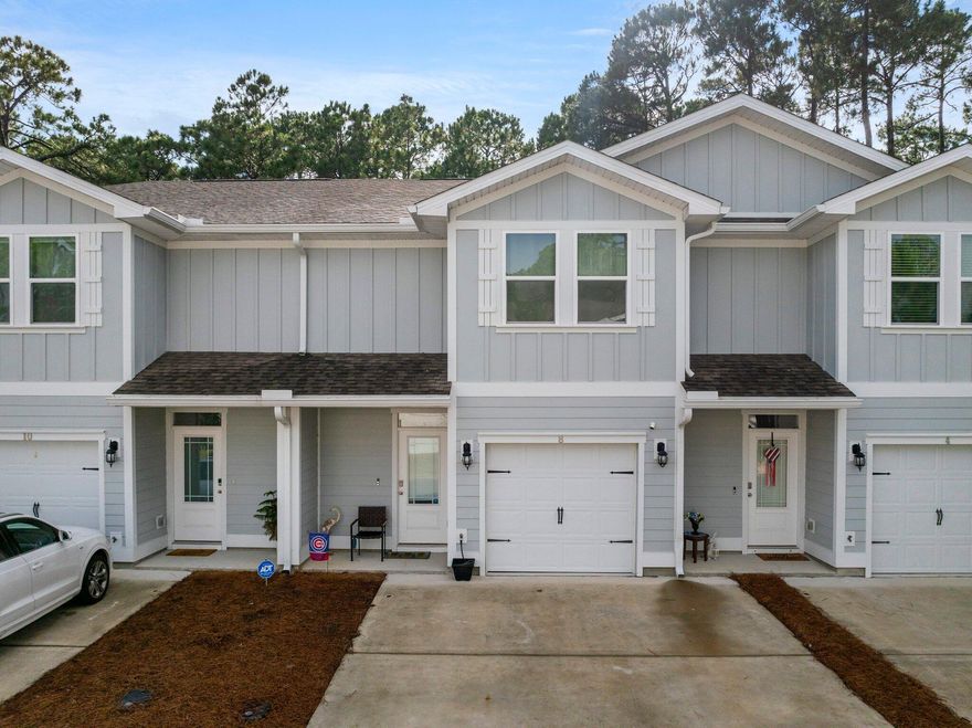 Amazing Price for your next investment property, priced well below appraised value. This townhome has a new tenant, but is for sale for an investor looking for a built in tenant. The bright and beautiful community of Sandhill Pines is located just off Mack Bayou and is just minutes to Grand Boulevard's shopping, dining, movie theater and entertainment. Close to the shopping at the farmer's market, and Topsail Hill State Park with their pristine miles of uncrowded beaches is just down the road, and offering the peaceful, clear emerald waters and soft white sand our area is famous for, with room to spread out that can be lacking in so many of Walton County's more crowded public beach accesses. Sandhill Pines allows both long term and short term rentals making it a perfect fit for an investo r as well as a homeowner. The HOA fees do include Insurance on the exterior of the units, and if you've priced insurance lately you know how expensive that can be. It's good to have an association paying this in your fees, and working to always get a better deal. Also included is the ground keeping, trash and the master association. This 3 bed 2.5 bath townhome has EVP flooring throughout the first floor and often requested carpeting on the second floor, giving the bedrooms a warm, cozy feel while downstairs you have a more open, beachy concept. The stylish kitchen includes granite countertops, white shaker style cabinetry with brushed nickel hardware, and a long breakfast bar with plenty of room for seating. Take this opportunity to own in the sought-after Santa Rosa Beach area. 