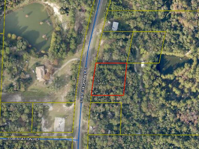 PRICE IMPROVEMENT, Beautiful 1 acre wooded lot fronting Highway 81 between Ponce De Leon and RedBay. Flood zone X, no survey. Well and septic needed. 40 minutes to S Walton beaches.Closing at Championship Title, LLC.Brandi Culhane, 850.502.5309