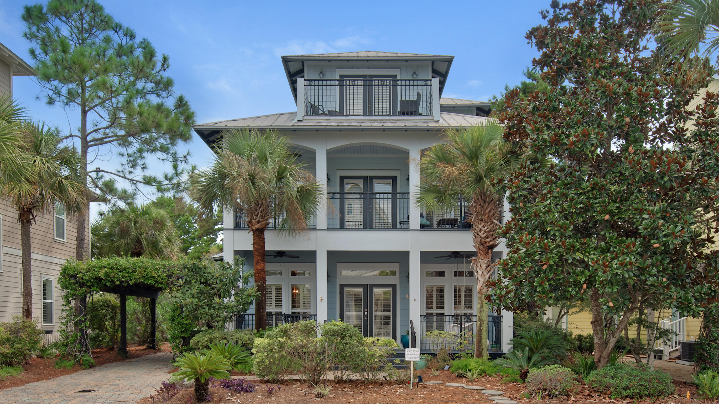 PRICE IMPROVEMENT. Seller says SELL!!! Looking for the perfect beach vacation house? In the perfect 30A beachside community? A place you'll enjoy when you're here - and make money for you when you're not? Then this is it! ''Our Blue Haven'' in exclusive SEACREST BEACH. Just a 3-min. stroll to community pools and 10-min. to private beach access. A gorgeous 3-story, 5-bdrm, 2,830 sqf home that sleeps (12) comfortably. Featuring: Open living floor plan w/ separate dining & living areas, refreshed kitchen w/ new countertops & finishes, (2) Master Suites on 1st and 2nd floors, screened-in outdoor living back porch, walk-out balconies off 2nd & 3rd floor bedrooms, plus ALL amenities that SEACREST BEACH offers. ***Check it all out on YouTube by searching: Our Blue Haven/Seacrest Beach-YouTube