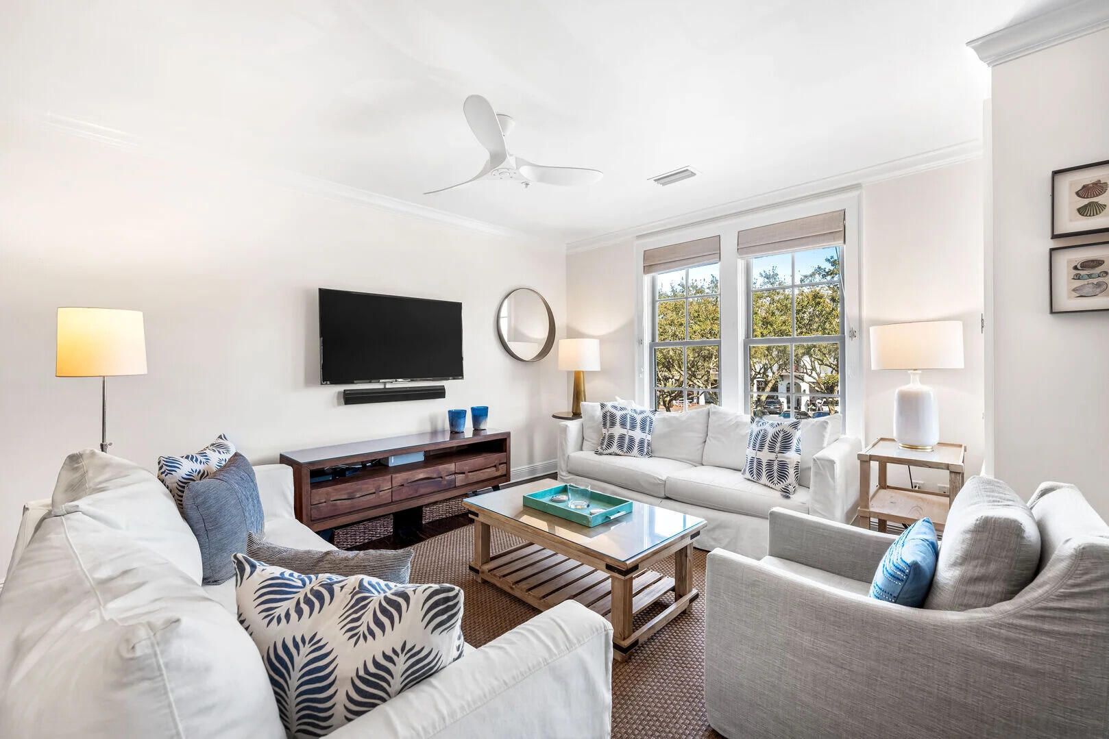 Welcome home in the heart of Rosemary Beach. Enjoy all of the merchants as well as the privacy and quiet of a well insulated structure. The balcony overlooks town center with views of the West Indies inspired architecture and Town Hall. This condo was recently updated with no stone left unturned. The thoughtfulness and attention that went into this renovation will certainly be appreciated by the new owner. See full list of all improvements and finishes in the Documents section. Offering two private suites, an expansive living space, brand new kitchen and perfect views of our little town, make this one of the most charming Lofts in Rosemary Beach. Join us in making memories in one of the most special places on earth. Thanksgiving and Christmas are two holidays that will quickly become a family favorite! Some of the most beloved holiday traditions are the 30A 10K on Thanksgiving morning and the lighting of the tree the day after. It's truly something you want to experience. This is not just an investment, it's a lifestyle.