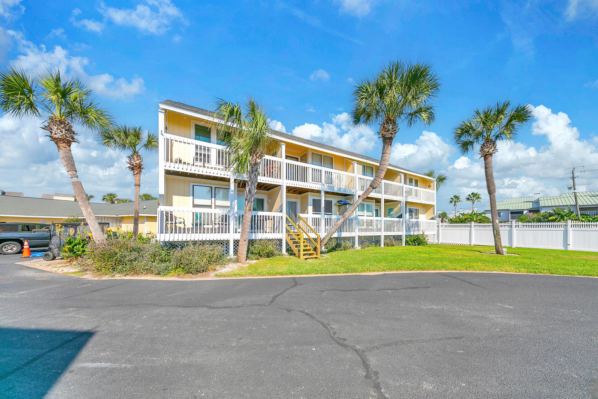 Seaside serenity awaits at Sandpiper Cove! Step into this charming studio suite, where coastal inspired decor and a thoughtful layout create an inviting atmosphere. Rest and relax in your cozy retreat, perfectly designed to maximize space with a comfortable queen size bed and fully equipped kitchenette. Take in views of the Florida sunsets from your private balcony. For those looking for an investment, the studio suites are very popular providing an excellent opportunity for short term rental income. Sandpiper Cove Resort offers an array of amenities including easy beach access with private beach, swimming pools, hot tubs, tennis courts, pickleball, restaurants, golf course, boat docking, and more.