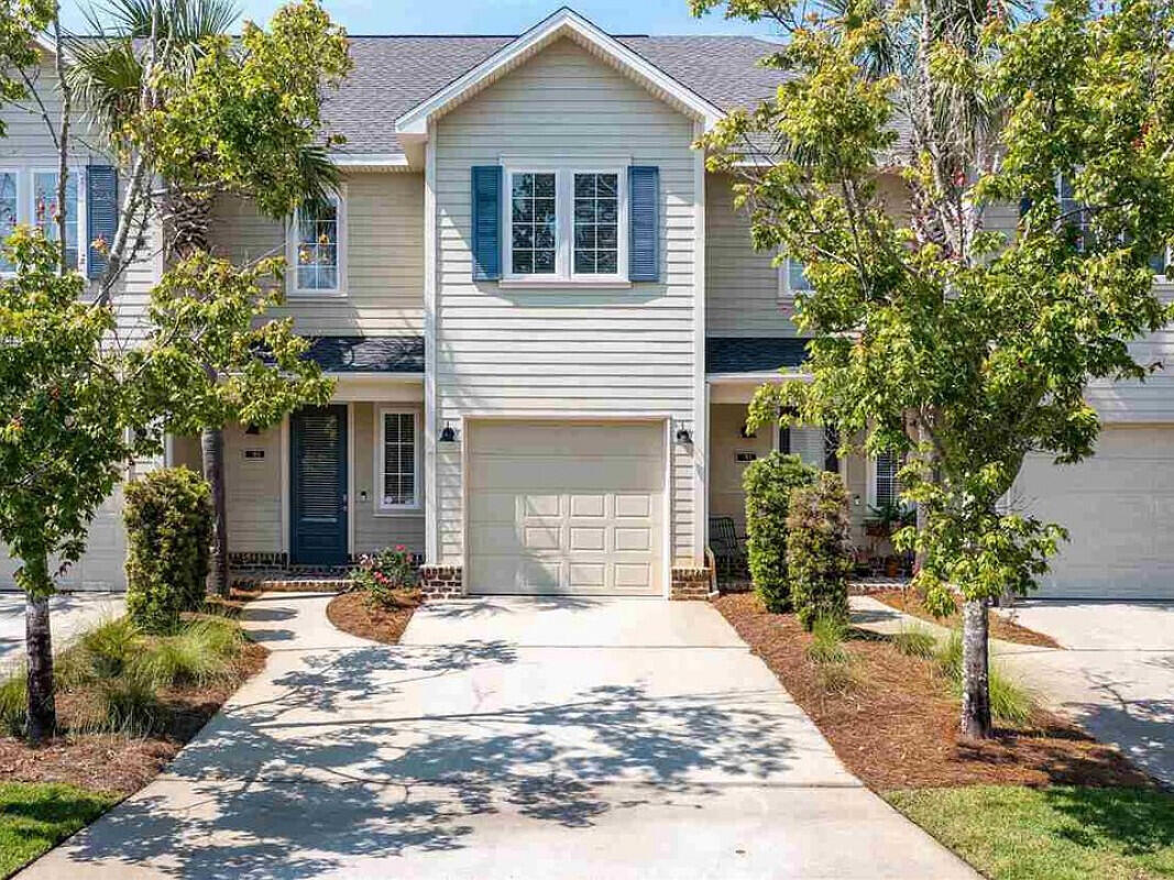 Rare FULLY FURNISHED Townhome available in the very desirable neighborhood of Church Street Village, in the heart of Santa Rosa Beach FL!!  This charming 3 Bedroom, 2.5 bath townhome has been recently painted and has upgraded flooring upstairs. There is so much that makes this cozy townhome a fantastic home for you, or a great investment property for long term rental. Open kitchen and living room downstairs with a 1/2 bath. Upstairs you'll find a split floor plan - the master en-suite on one end has a walk-in shower, double vanity, and walk-in closet. 2 additional bedrooms upstairs with additional full bath. The community of Church street village includes a community pool, playground & gym.  The HOA manages all lawn care as well, plus security camera's at each entrance of the subdivision. Just minutes from world-class shopping and the beautiful beaches of 30a! 