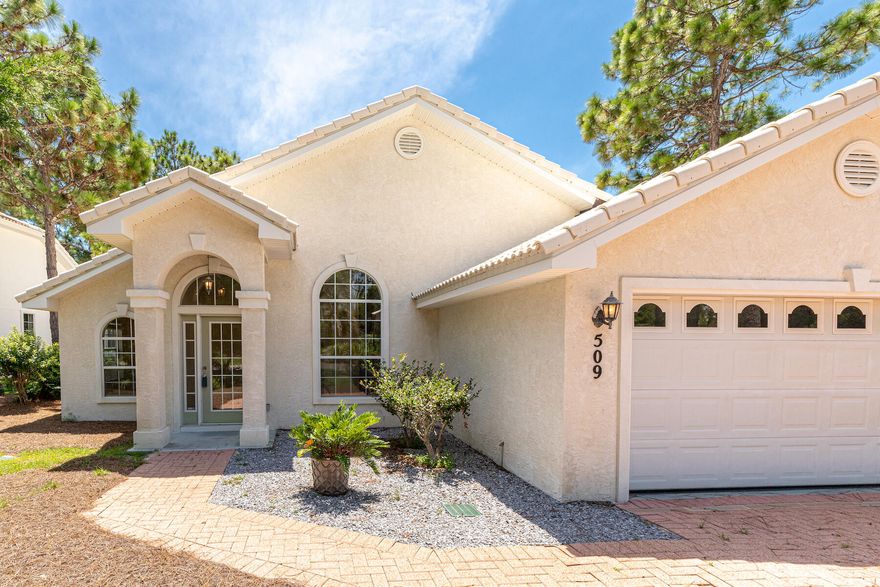 Rare find in Seagrove, gated community, bordered by Point Washington State Forest.  One-story home, conveniently located near beach access, bike path, shopping and world class restaurants.  Three bedrooms, garage......won't last long.***Buyer is responsible for personally verifying details about this property.  Any information contained in this listing is believed to be accurate but is not guaranteed.***