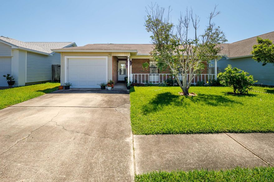 Seller is installing a NEW ROOF! Enjoy the beautiful weather of the Emerald Coast year round on your front porch and in your private back yard. 3 bedroom, 2 bath home with a spacious walk-in master closet. Yard has privacy fence and irrigation system. New HVAC, 2022. Brick on front exterior. Walking distance to Edwins Elementary, Bruner Middle School, and FWB High School. Centrally located in the heart of Fort Walton Beach, just minutes from shopping, military bases, restaurants & the beach.