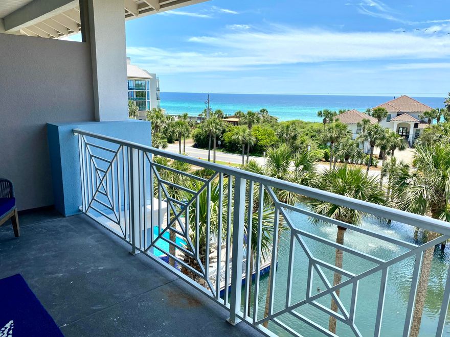 Adorable, completely renovated top floor, corner unit in Gulf Place Cabanas. Premium unit with spectacular views of the Gulf. All new kitchen cabinets, flooring, both bathroom completely redone with walk in  tile shower. Shiplap accents throughout including bunk beds. All new lighting, nothing has not been redone including the ceilings. Don't miss out on this one. It is the prime unit in Gulfplace and the rental income is unbelievable.