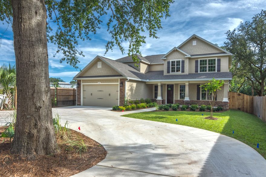 Spacious Craftsman, Cottage home in the heart of Ft. Walton Beach. The outer-appearance exudes a storybook of style/charm. Enter through the two-story foyer, with beautiful wrought iron and stained wood staircase showcase the elegance of this home. Enjoy wood flooring throughout downstairs, except for powder room and Utility Room. The Kitchen, Caf and Family Room have an open concept with a stone fireplace. Stainless appliances and Granite counter tops throughout house. Spacious Master suite downstairs, four bedrooms, and two Full Baths upstairs. Large Lanai with multiple assess points. Beautiful front porch. Seller will pay $4000 of buyers closing cost with the use of preferred lender.