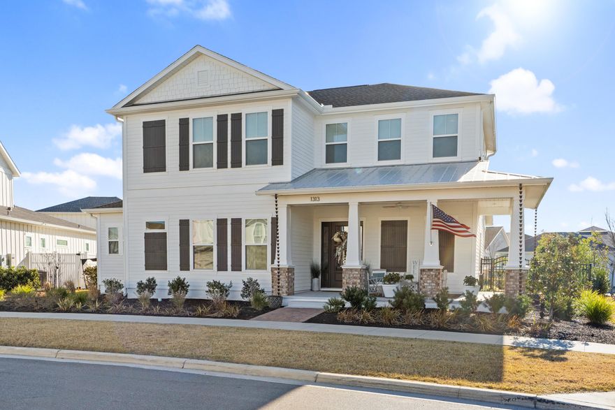 Welcome to the inviting St. George floor plan nestled in the sought-after SweetBay community. This residence sits on a spacious .24-acre lot, offering ample space for comfortable living and entertaining. As you step inside, you'll find an open floor layout seamlessly connecting the living and kitchen areas, creating a warm and welcoming atmosphere perfect for gatherings with loved ones. The kitchen features modern appliances and expansive crystal quartz countertops, making it the ideal space for meal preparation and casual dining experiences.