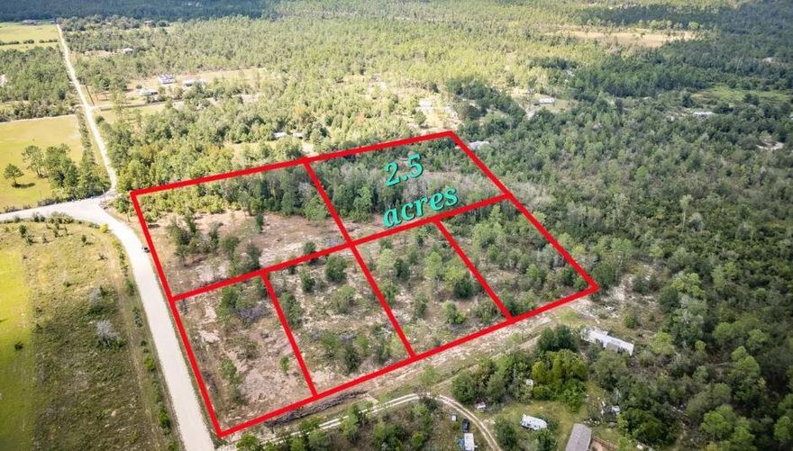 2.5 Acres of Prime Land - Cleared, Elevated, and Ready for Your VisionCreate the lifestyle you've always dreamed of on this exclusive 2.5-acre parcel. The land is fully cleared, high and dry, and perfectly prepared for building. Located in a quiet, private setting, this property offers complete freedom--no restrictions and no HOA--giving you the flexibility to design your ideal retreat.Conveniently situated near Highways 167, 274, and 231, you'll enjoy easy access to surrounding towns, shopping, and Gulf Coast destinations while maintaining the tranquility of country living. Whether you want to build your custom dream home, bring a manufactured home, or start your own unique project, this property is your blank canvas, only 36 miles from the white sand beaches on the Emerald Coast
