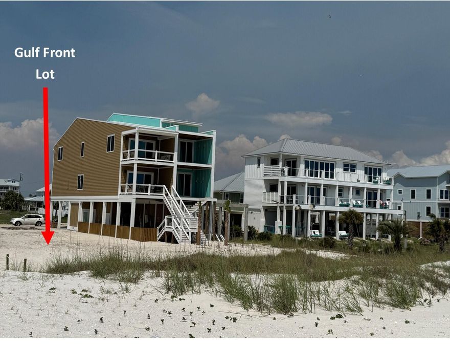 With 47.24 feet of Gulf Front, this deep lot sits far off of Hwy 98, so you won't have to listen to traffic noise. It has a DEP permit in hand, which was just extended for 3 years, so you can save a year's time before construction. Incredible opportunity to own your beach front property for a fraction of the price of lots not far to the west.