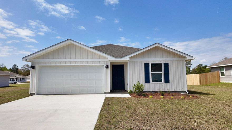 BEAUTIFUL home under construction now. Day's Landing, a fast-growing Crestview area.  The popular & lovely Freeport model with its fabulous open design makes for easy, comfortable living & entertaining. Well-designed kitchen features Granite countertops, stainless appliances, smooth-top range, built in microwave, quiet dishwasher, pantry & more. Eye catching wood-look flooring & PLUSH carpet in the bedrooms. The 'Smart Home Connect' System includes a variety of convenient Smart Hm. Devices. Bedroom 1 & adjoining bath offer a lg. walk-in closet, Granite countertops & lg. shower. Nice clean lines for a very attractive curb appeal & an easy drive to the airport, military base, beaches at Ft. Walton - Destin & minutes to the popular 'Blackstone Golf Course.' Beautiful curb appeal.