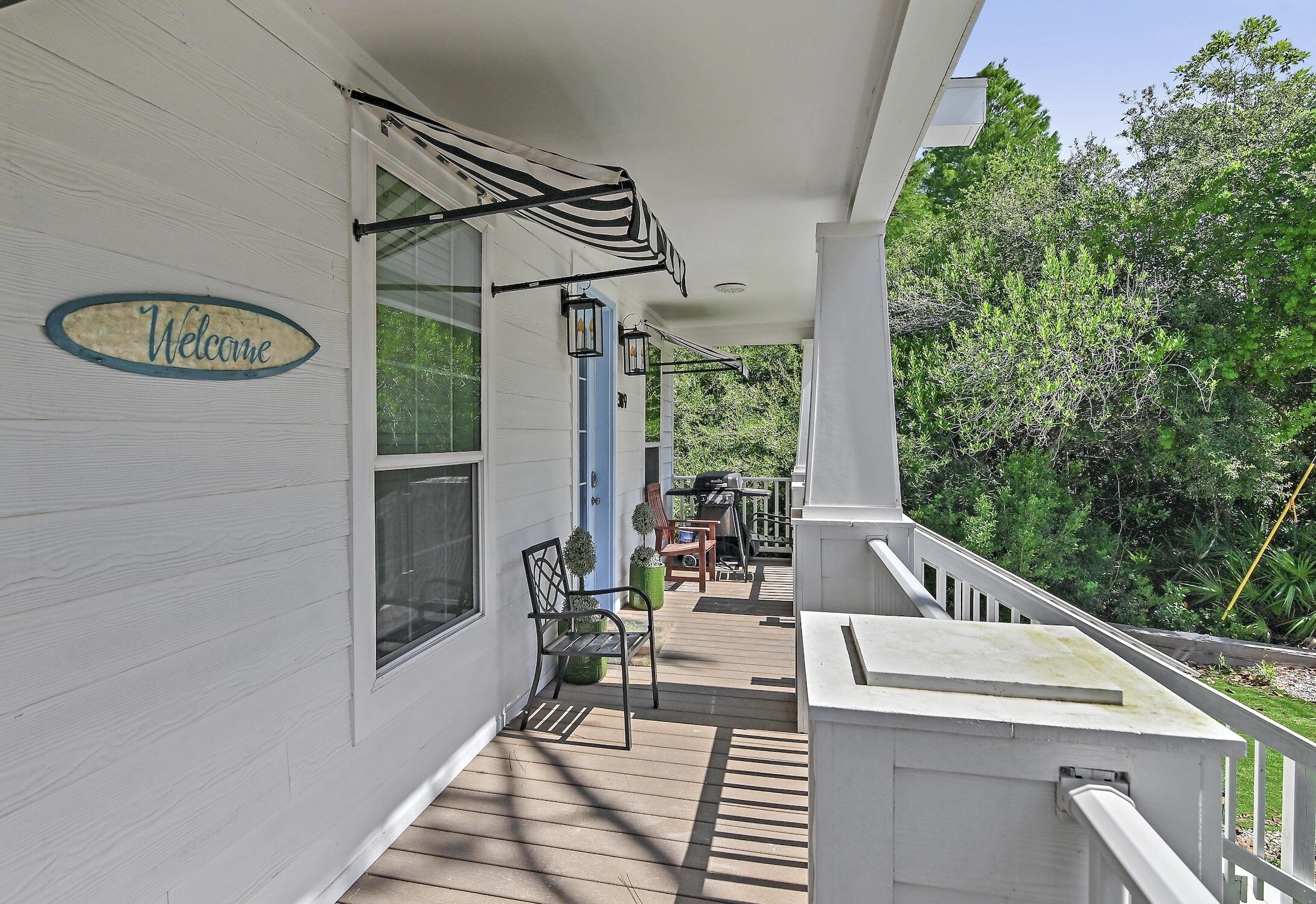 Super primary home or vacation rental opportunity with incredible beach access and no HOA fees. San Juan Avenue has its own care free beach access directly across 30A. This home has a large lot with the opportunity to add a carriage home in the back. Spacious rooms, turn key, totally furnished with easy access to all the amenities of Seagrove AND Seaside beaches. Easily bike to Grayton Beach as well. This sweet cottage offers the beauty of being between the two largest Coastal Dunes Lakes on 30A. You can walk to both. It is also set back just enough down the street from 30A so you can appreciate quiet surroundings without interruption from the hustle and bustle during tourist season. Perfect all the way around for families or a romantic getaway.