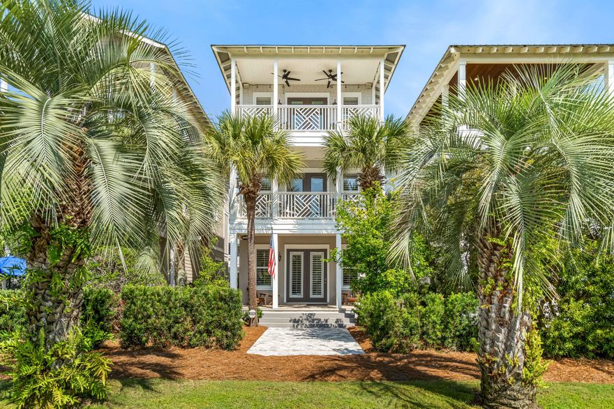 SCENIC HWY 30-A ADDRESS!! FRONT ROW SEACREST BEACH w/ GULF VIEWS!!! So close to the BEACH & steps to the 12,000 sf LAGOON POOL!! RENOVATED home has ATTACHED GARAGE for your BEACH CAR & toys. First floor GUEST SUITE has a MORNING KITCHEN & PRIVATE ENTRY. A pavered porch leads to the BIKE PATH on SCENIC HWY 30-A! 2nd floor OPEN LIVING/DINING/KITCHEN has new French doors opening onto a SUNSET porch for catching GULF BREEZES. Bedroom on this floor has an en-suite bath & wrap-around porch. Third floor has 2 BR w/ en-suite baths. A  HUGE MASTER SUITE has a  LUXURIOUS BATH w/ jacuzzi & separate shower. Porch w/ gulf views overlooking ALYS rooftops. Short walk or bike ride to the synergy of ROSEMARY or ALYS BEACH shopping & restaurants.EZ to SHUTTLE to the gated BEACH ACCESS
