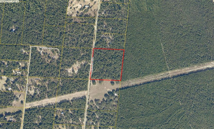 This is REALLY FANTASTIC level property of treed vacant land that has couple of ''clearing'' areas and room to camp or easily make road for pick up or RV weekend enjoyment!! Serene and quiet and one can actually hear the birds chirping. Fenced on three sides. Use it for weekends or go all out and build your dream home right here! Gorgeous trees on the land and it backs to state treed land. Utilities not far away (Buyer to check out). This could be your dream location as it is easy to town but one can sit outside and listen to the ''quiet''. Hard to pass this one up!! Seller willing to pay half Buyer's reasonable costs on full price offer.